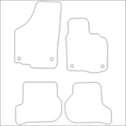 Volkswagen Golf Mk5 or Jetta Car Mats